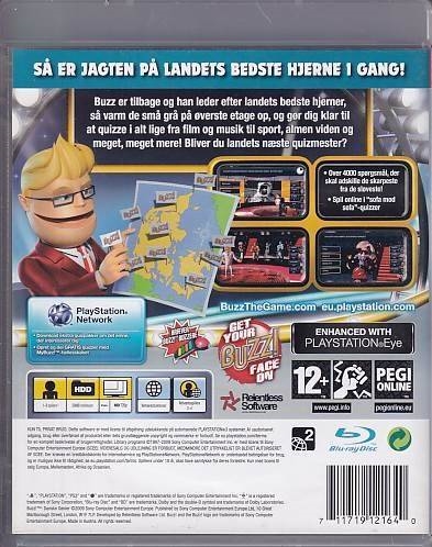 Buzz Danske Genier - PS3 (B Grade) (Genbrug)